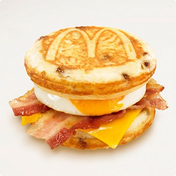 Mc griddles bacon egg cheese