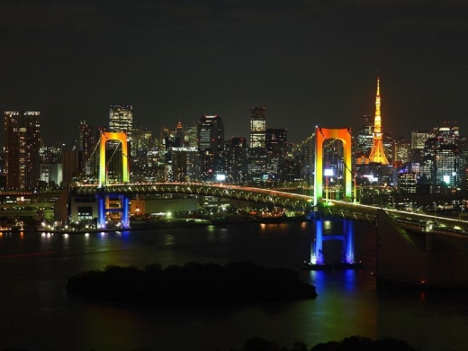 rainbow bridge Tokyo Odaiba
