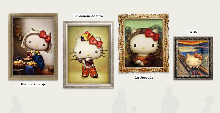 Hello Kitty artes quadro