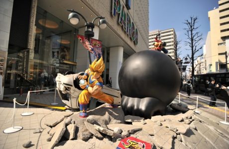 Batalha de rua Goku vs Luffy 01