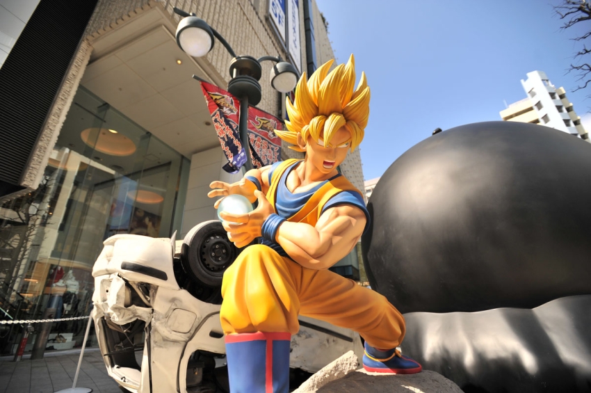 Batalha de rua Goku vs Luffy 05